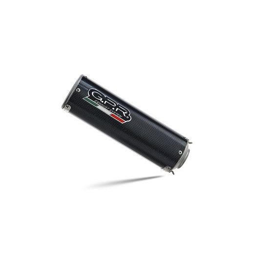 KONCOVKA VÝFUKU SLIP-ON GPR M3 D.114.M3.PP BROUŠENÁ NEREZOVÁ OCEL PRO DUCATI MONSTER 821 2015-2016 - KONCOVKY VÝFUKU - NA MOTORKU