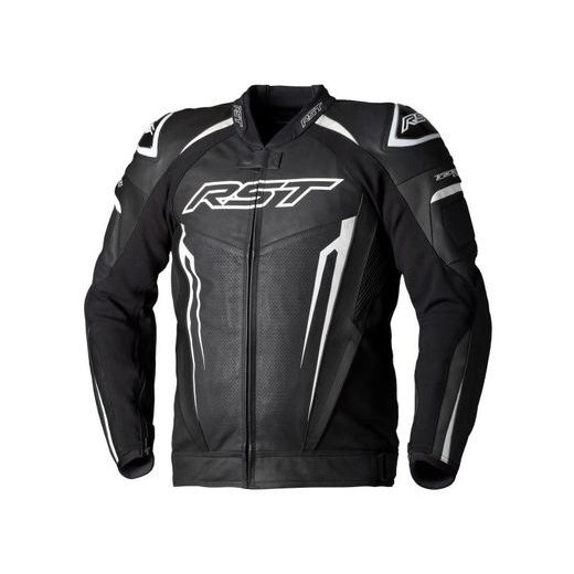 PÁNSKÁ KOŽENÁ BUNDA RST TRACTECH EVO 5 CE 3437 - BÍLÁ - KOŽENÉ BUNDY - NA MOTORKÁŘE