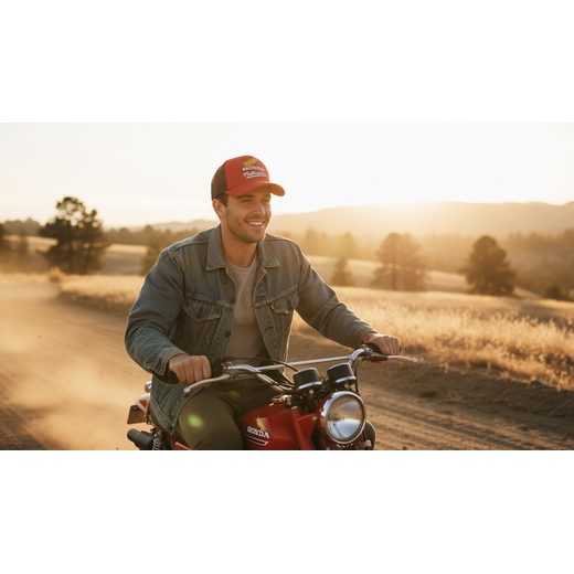 HONDA KŠILTOVKA ELSINORE TRUCKER VINTAGE - ČEPICE A KŠILTOVKY - NA MOTORKÁŘE