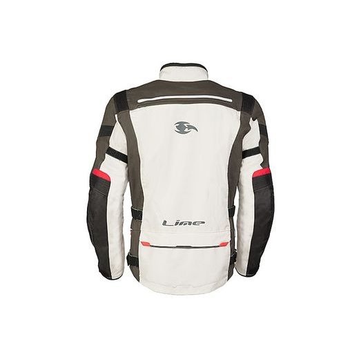 PÁNSKÁ TEXTILNÍ TŘÍVRSTVÁ BUNDA MBW GT ADVENTURE JACKET - BÉŽOVÁ - TEXTILNÍ KALHOTY - NA MOTORKÁŘE