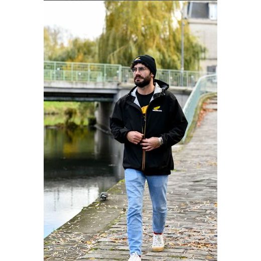 HONDA VĚTROVKA VINTAGE - ČERNÁ - DÁRKY PRO FANOUŠKY HONDA - NA MOTORKÁŘE