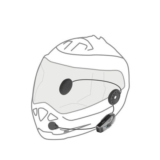 BLUETOOTH HEADSET PRO UZAVŘENÉ A OTEVŘENÉ PŘILBY INTERPHONE U-COM6R - INTERKOMY - NA MOTORKÁŘE