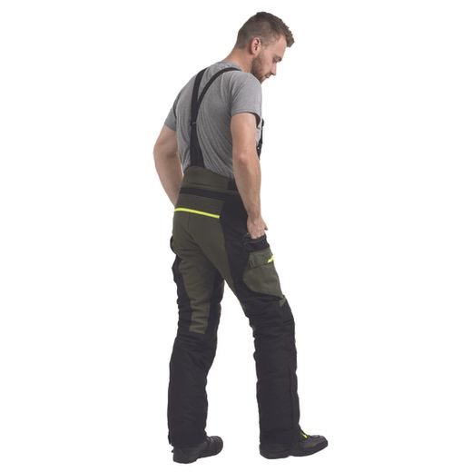 PÁNSKÁ TEXTILNÍ KALHOTY MEMPHIS - ZELENÁ - TEXTILNÍ KALHOTY - NA MOTORKÁŘE