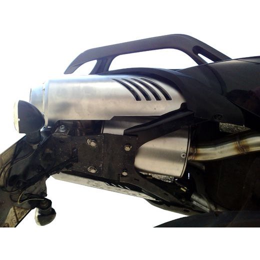 KONCOVKA VÝFUKU SLIP-ON GPR GHOST Y.146.TO BROUŠENÝ TITAN PRO YAMAHA FZ6 600 / FAZER 2004-2013 - KONCOVKY VÝFUKU - NA MOTORKU