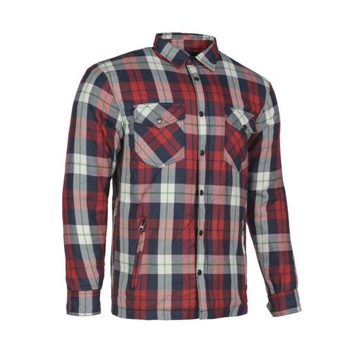 FLANELOVÁ KOŠILE MBW MONTANA RED - KOŠILE - NA MOTORKÁŘE