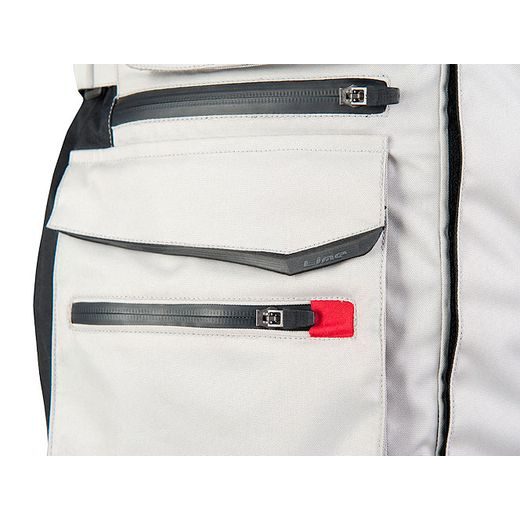 CESTOVNÍ TEXTILNÍ TŘÍVRSTVÁ BUNDA MBW ARON - BÉŽOVÁ - TEXTILNÍ BUNDY - NA MOTORKÁŘE