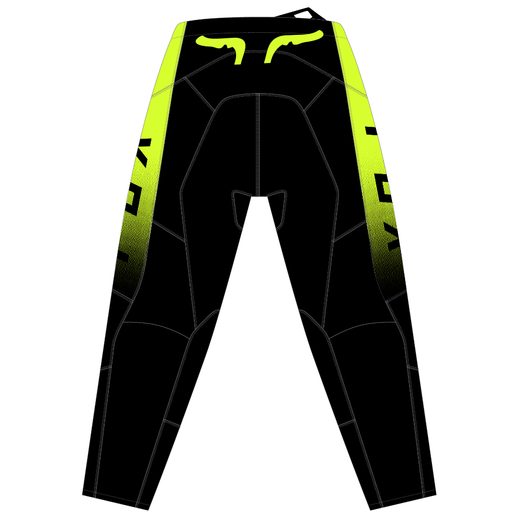 FOX 180 MX KALHOTY MONSTER - FLO ŽLUTÁ/ČERNÁ - MOTOKROSOVÉ KALHOTY - NA MOTORKÁŘE