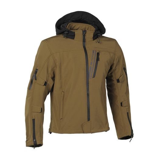 PÁNSKÁ TEXTILNÍ BUNDA MBW DALE SOFTSHELL BUNDA - TEXTILNÍ BUNDY - NA MOTORKÁŘE