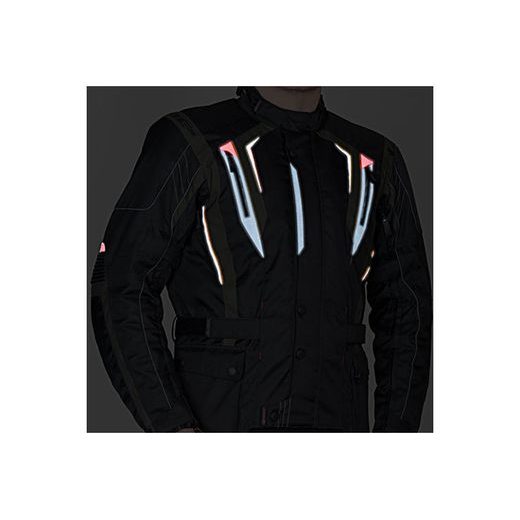 TEXTILNÍ TŘÍVRSTVÁ MOTO BUNDA MBW BUDDY ČERNO-ŠEDÁ - TEXTILNÍ BUNDY - NA MOTORKÁŘE