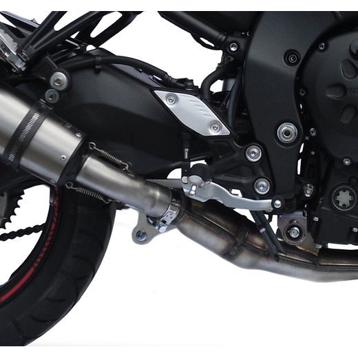 KONCOVKA VÝFUKU SLIP-ON GPR ALBUS Y.157.ALB LESKLÁ BÍLÁ PRO YAMAHA FZ8 800 / FAZER 2010-2016 - KONCOVKY VÝFUKU - NA MOTORKU