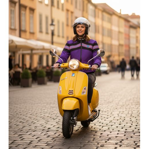 BUNDA VESPA BOMBER V-STRIPES DÁMSKÁ - BUNDY - NA MOTORKÁŘE
