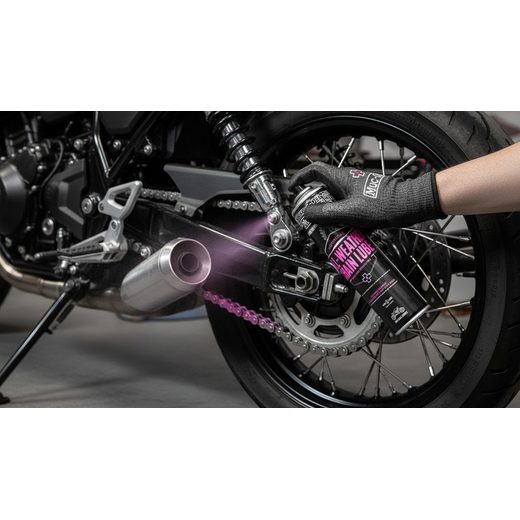 MAZIVO NA ŘETĚZ DO KAŽDÉHO POČASÍ MUC-OFF 637 - MAZÁNÍ - NA MOTORKU