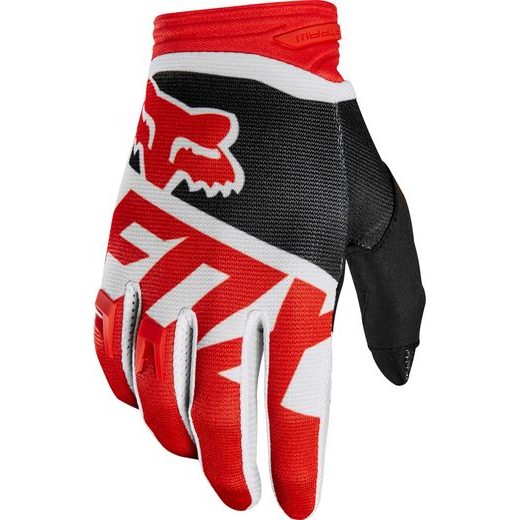 MOTOKROSOVÉ RUKAVICE FOX DIRTPAW SAYAK GLOVE - ČERVENÁ