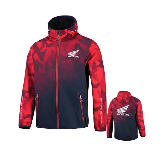 HONDA MIKINA CAPSULE 25 - ČERVENÁ/MODRÁ - DÁRKY PRO FANOUŠKY HONDA - NA MOTORKÁŘE