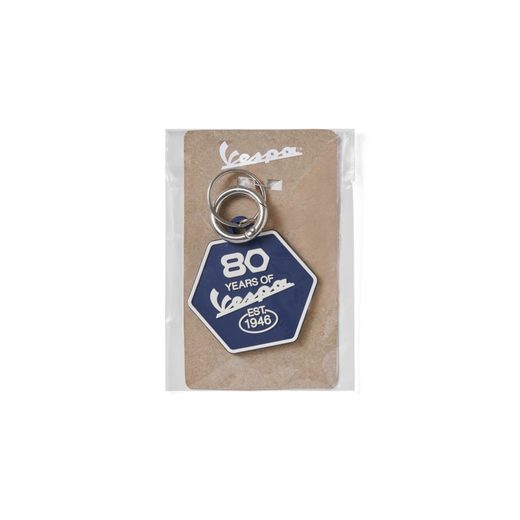 KLÍČENKA VESPA 80TH - DÁRKY PRO FANOUŠKY VESPA - NA MOTORKÁŘE