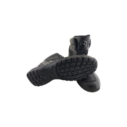 KOŽENÉ KOTNÍKOVÉ BOTY MBW ELECTRA - ČERNÉ - KOŽENÉ BOTY - NA MOTORKÁŘE