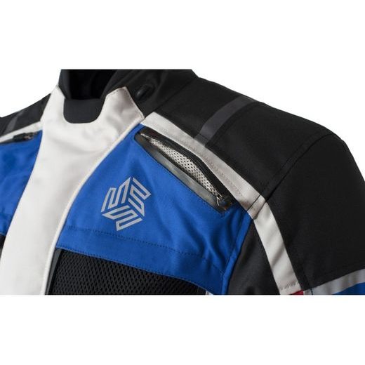 PÁNSKÁ TEXTILNÍ BUNDA MBW MEMPHIS TRICOLOR JACKET - TEXTILNÍ BUNDY - NA MOTORKÁŘE