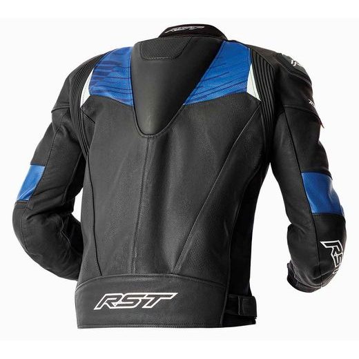 PÁNSKÁ KOŽENÁ BUNDA - RST 103635 TRACTECH EVO D3O - MODRÁ - KOŽENÉ BUNDY - NA MOTORKÁŘE