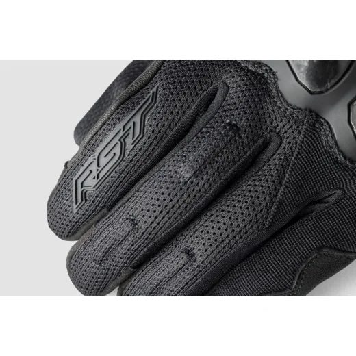 PÁNSKÉ RUKAVICE - RST 103669 JETSTREAM GLOVES - ČERNÉ - KOŽENÉ RUKAVICE - NA MOTORKÁŘE