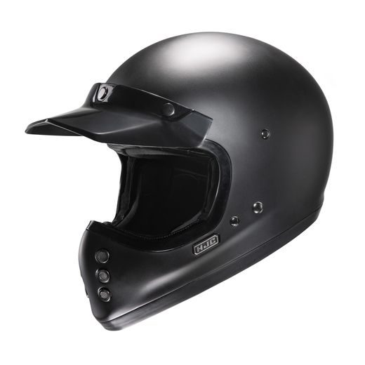 HJC PŘILBA V60 SOLID SEMI FLAT BLACK - MOTOKROSOVÉ HELMY - NA MOTORKÁŘE