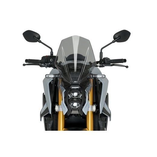 PLEXI ŠTÍT PUIG NEW. GEN TOURING 20835H KOUŘOVÁ - PRO NEKRUHOVÁ SVĚTLA - NA MOTORKU