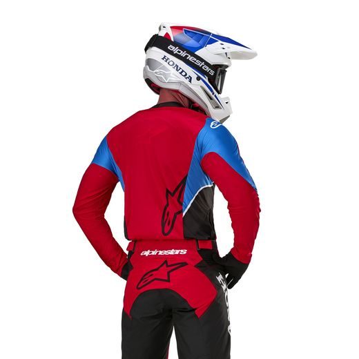 DRES RACER ICONIC HONDA KOLEKCE, ALPINESTARS (ČERVENÁ/ČERNÁ/MODRÁ/BÍLÁ) 2024 - DRESY - NA MOTORKÁŘE