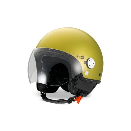 HELMA VESPA VISOR 4.0 ECE 22.06 - ŽLUTÁ MATNÁ - HELMY NA SKÚTR - NA MOTORKÁŘE