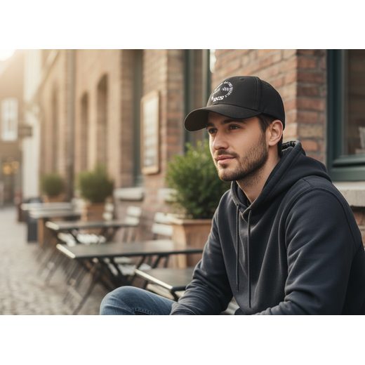 KŠILTOVKA IXS ON TWO WHEELS ČERNÁ - ČEPICE A KŠILTOVKY - NA MOTORKÁŘE