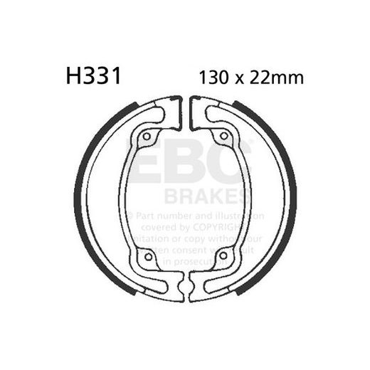 SADA BRZDOVÝCH ČELISTÍ EBC H331 - BRZDY - NA MOTORKU