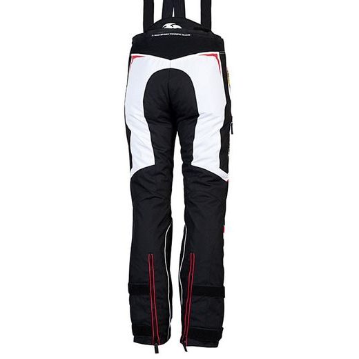 DÁMSKÉ TEXTILNÍ TŘÍVRSTVÉ KALHOTY MBW EVELIN - ČERVENÉ - TEXTILNÍ KALHOTY - NA MOTORKÁŘE