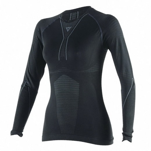 DÁMSKÉ TERMOAKTIVNÍ TRIKO (LETNÍ) DAINESE D-CORE DRY TEE LS LADY ČERNÁ/ANTRACIT