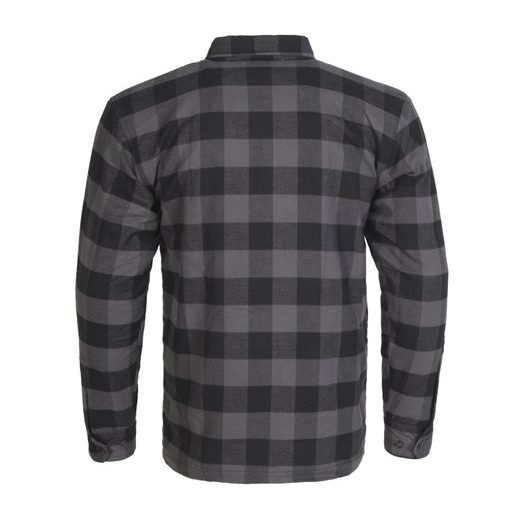 FLANELOVÁ KOŠILE MBW MONTANA GREY - KOŠILE - NA MOTORKÁŘE
