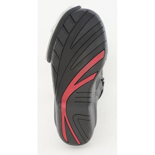 KOŽENÉ SPORTOVNÍ BOTY MBW OZZY - ČERNOBÍLÉ - KOŽENÉ BOTY - NA MOTORKÁŘE