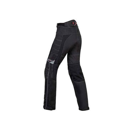 LETNÍ CESTOVNÍ TEXTILNÍ KALHOTY MBW AIR - ČERNÉ, PÁNSKÉ I DÁMSKÉ - TEXTILNÍ KALHOTY - NA MOTORKÁŘE