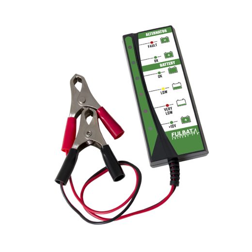 TESTER FULBAT FULTEST 1 - MOTO NABÍJEČKY - NA MOTORKU