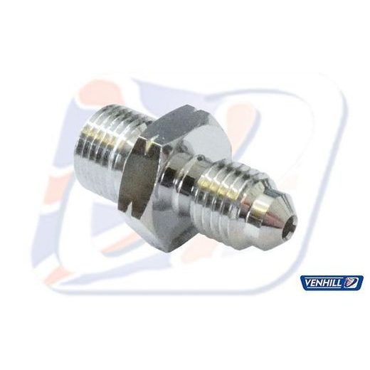 ADAPTÉR (ŠROUB) VENHILL POWERHOSEPLUS 3/60800AC M8X1.00MM CONVEX CHROM - LANKA A HADICE - NA MOTORKU