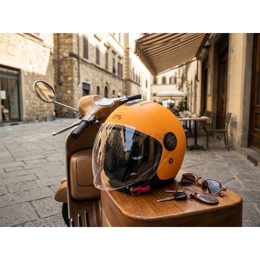OTEVŘENÁ HELMA GMS GELATO ZG11501 MELOUNOVÁ - OTEVŘENÉ HELMY - NA MOTORKÁŘE
