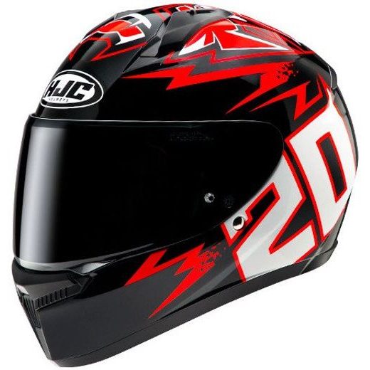 HJC PŘILBA C10 DIABLO MASK MC1 - BEZ SLUNEČNÍ CLONY - NA MOTORKÁŘE