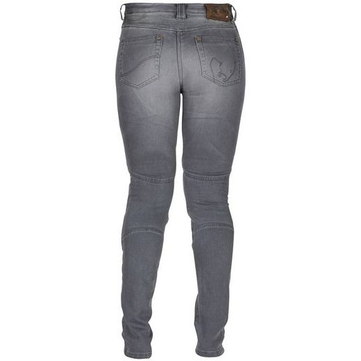 DÁMSKÉ KALHOTY FURYGAN JEAN LADY PURDEY - ŠEDÁ - KEVLAROVÉ KALHOTY - NA MOTORKÁŘE