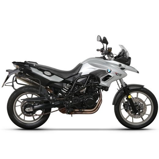 KOMPLETNÍ SADA BOČNÍCH HLINÍKOVÝCH KUFRŮ SHAD TERRA 36L/47L, VČETNĚ MONTÁŽNÍ SADY SHAD BMW F 650 GS / F 700 GS/ F 800 GS (2008 - 2018) - SADY - NA MOTORKU