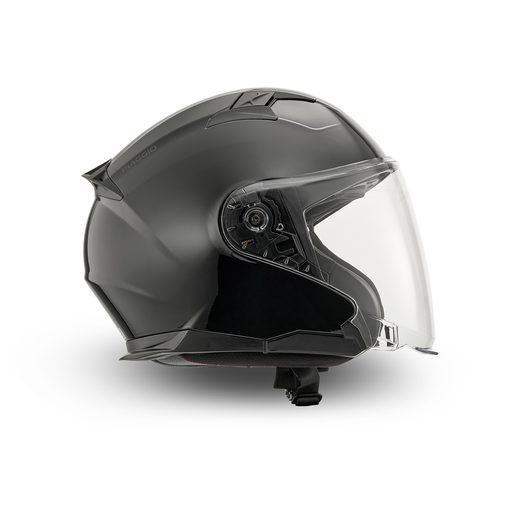 OTEVŘENÁ HELMA PIAGGIO UL02 22.06 - ČERNÁ - OTEVŘENÉ HELMY - NA MOTORKÁŘE