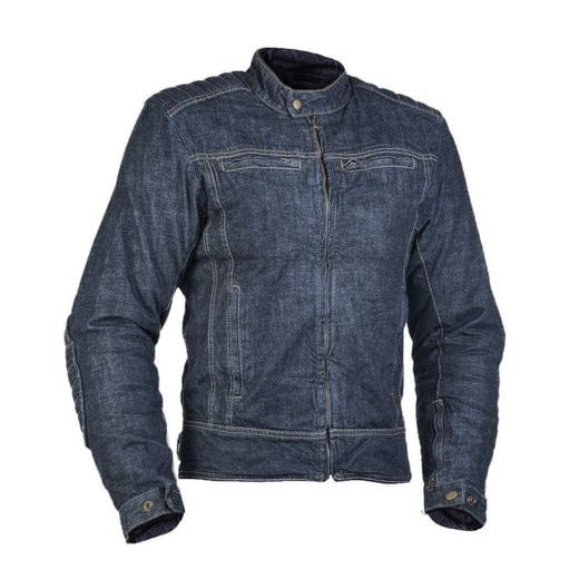 STYLOVÁ DŽÍNOVÁ MOTO BUNDA MBW JAMES DENIM JACKET - MODRÁ - DŽÍNOVÉ BUNDY - NA MOTORKÁŘE