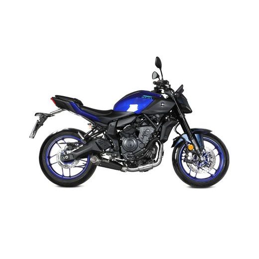 VÝFUK KOMPLETNÍ 2X1 MIVV X-M5 Y.083.SC5B ČERNÁ - DVOJITÉ KONCOVKY VÝFUKU - NA MOTORKU