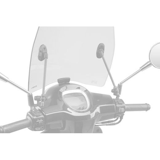 PLEXI ŠTÍT PUIG URBAN 22452W PRŮHLEDNÝ - PLEXI ŠTÍTY - NA MOTORKU
