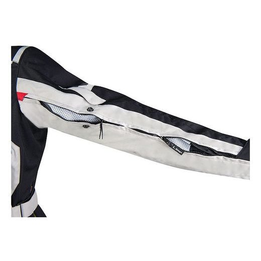 CESTOVNÍ TEXTILNÍ TŘÍVRSTVÁ BUNDA MBW ARON - BÉŽOVÁ - TEXTILNÍ BUNDY - NA MOTORKÁŘE