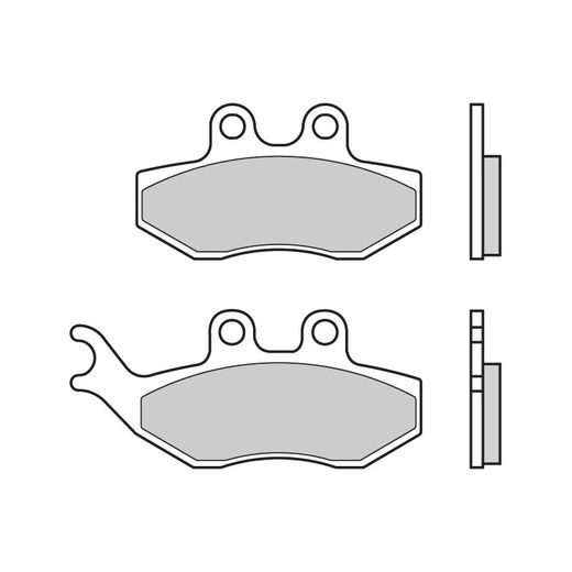 BRZDOVÉ DESTIČKY BREMBO 07049 BRZDOVÉ DESTIČKY PRO SKÚTRY CC