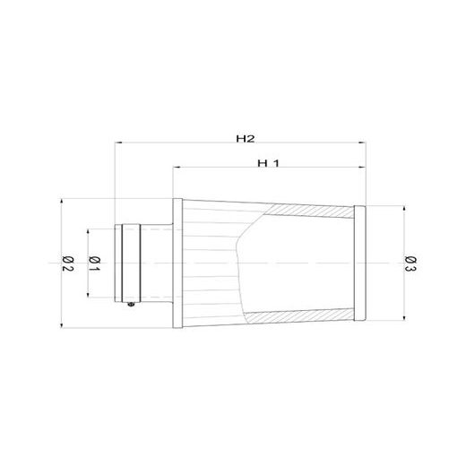 KÓNICKÉ VZDUCHOVÉ FILTRY BMC BMC FBSA60-110 POLYURETHANE TOP