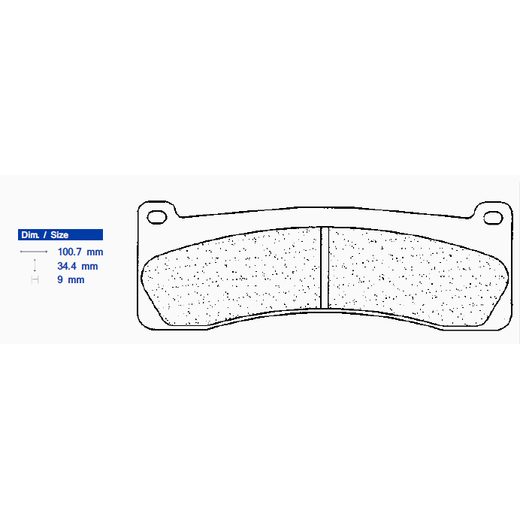 BRZDOVÉ DESTIČKY CL BRAKES 2720 XBK5