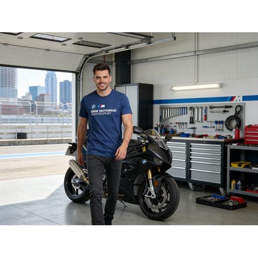 TRIKO BMW M MOTORSPORT MODRÉ - TRIČKA - NA MOTORKÁŘE