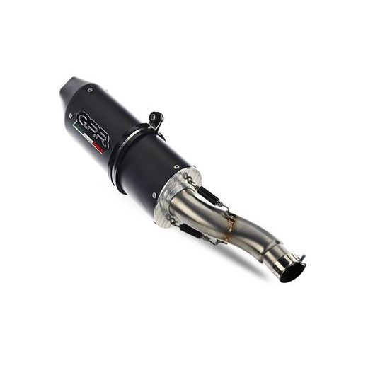 VÝFUK KOMPLETNÍ GPR FURORE NERO CO.Y.186.RACEDB.FUNE MATNÁ ČERNÁ ZAHRNUJE ODNÍMATELNÝ DB KILLER - VÝFUKY - NA MOTORKU